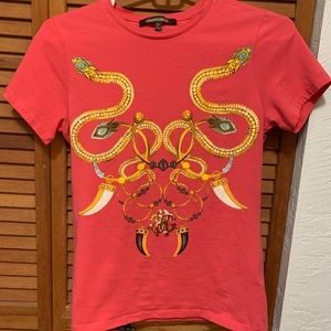 Made In Italy Color Logo T-shirt ROBERTO CAVALLI.